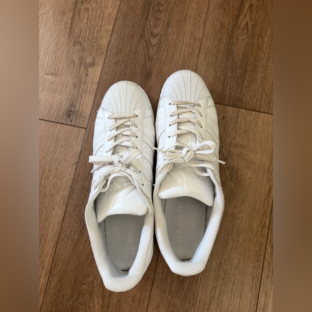 Adidas Classic White Superstar Sneakers
